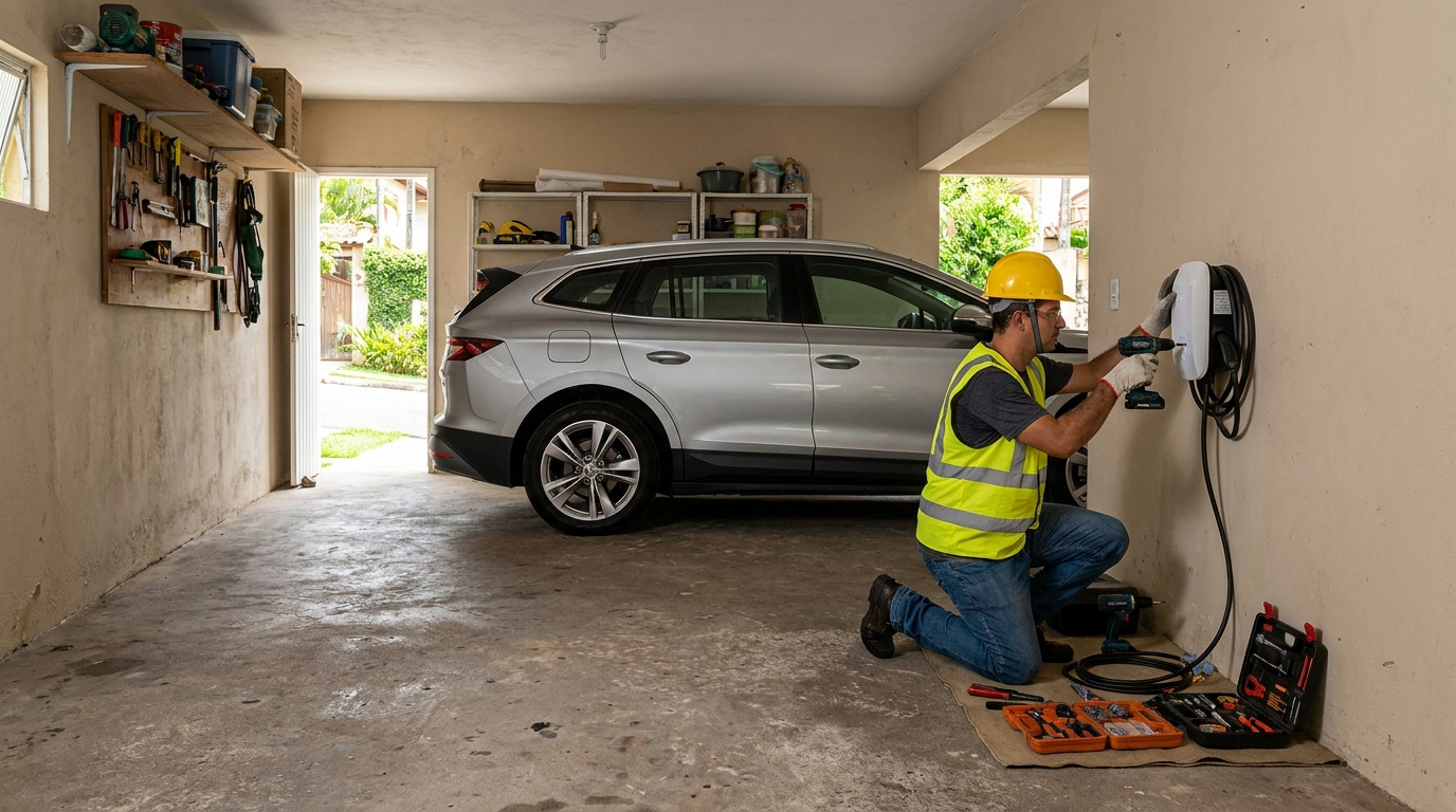 Instalação em Garagem ou Condomínio no CECAP, Jundiaí‑SP