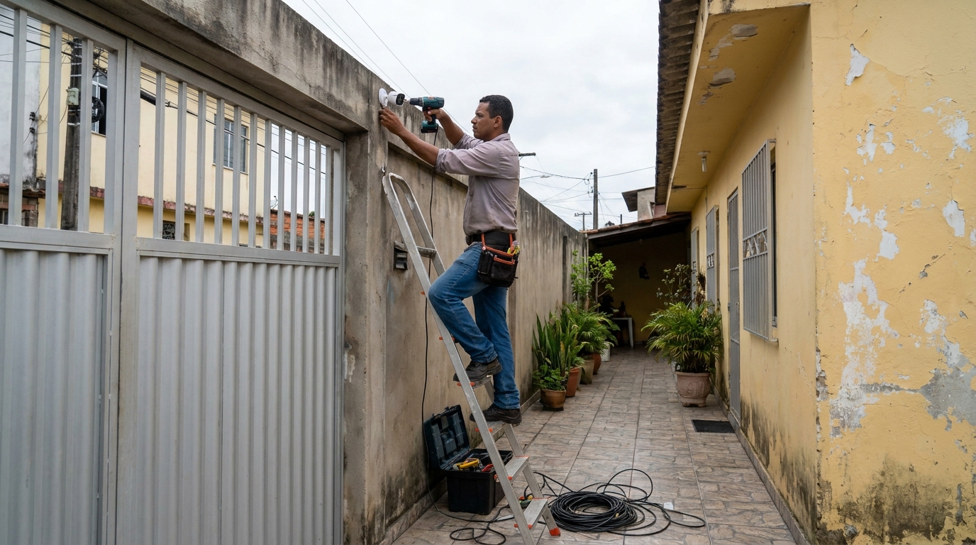 Passagem de Cabeamento no Centro, Jundiaí‑SP